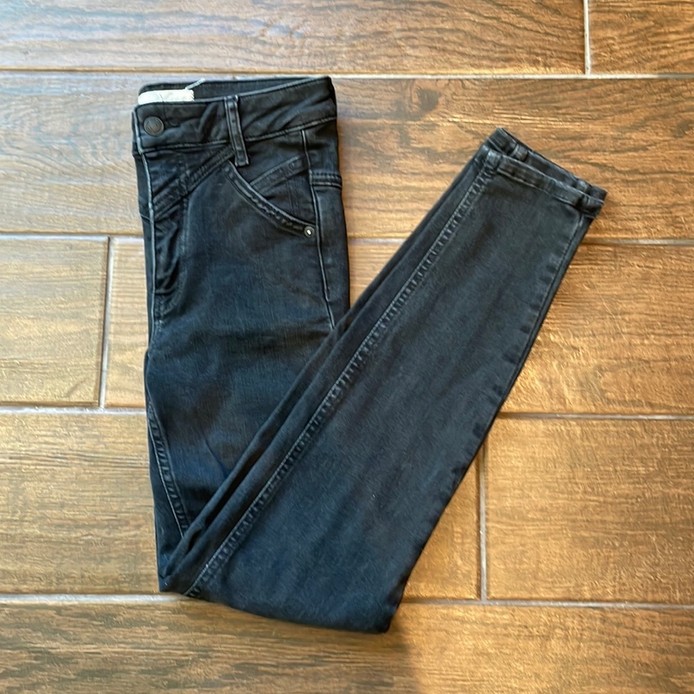Free people black skinny jeans